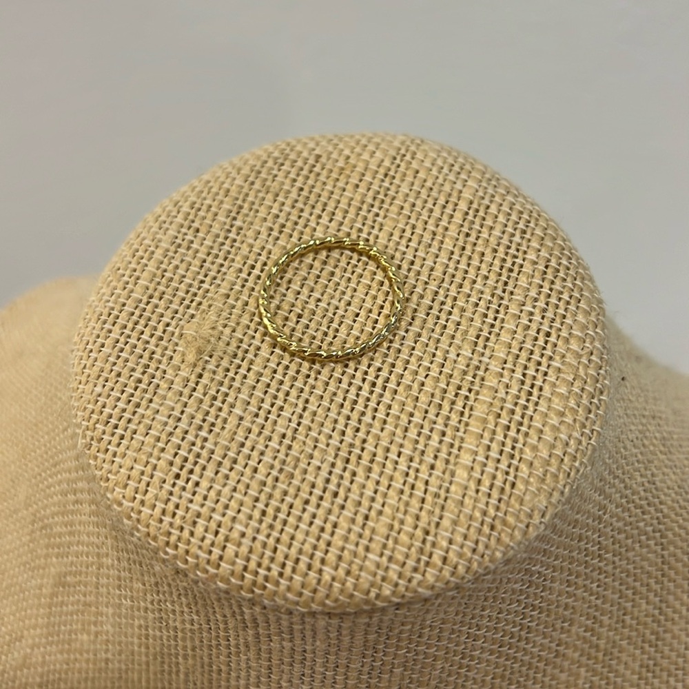 14 karat gold plated ring size 7